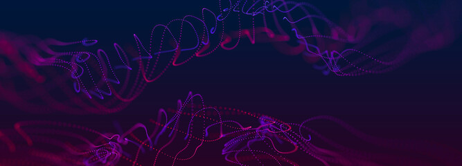 Abstract futuristic background. Connection structure. Network connection. 3D rendering.