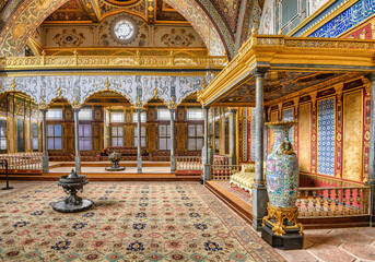 Interior in Topkapi palace