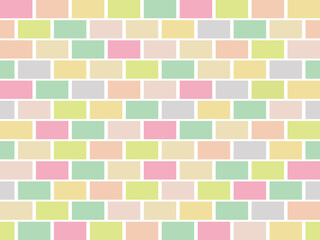 Multi colored rectangles on a white background pattern seamless