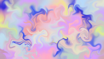 Fototapeta na wymiar colorful watercolor art, cloudy smoky abstract print 