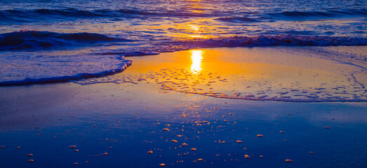picturesque summer view, amazing coast  at sunset tme , Europe ...exclusive - this image sell only...