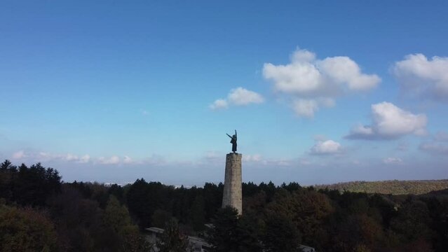 Communist monument dedicated to freedom
