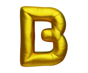 金色のバルーンのアルファベット