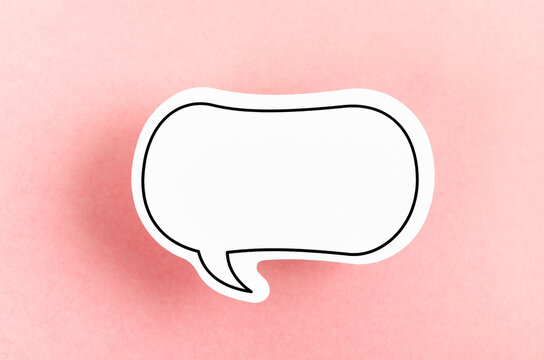 The Speech bubble with copy space communication talking speaking concepts on beautiful background.