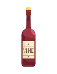 Wine Flat Illustration