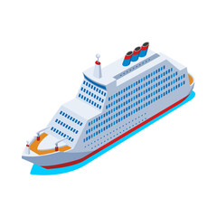 Isometric Cruise Liner