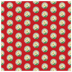 Embroidery Ugly Christmas vector pattern. Merry Christmas Happy New Year seamless pattern. Ornamental decor of paper, fabric or cloth. Ornament for Christmas pajamas, sweater and for knitting