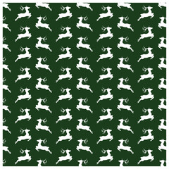 Fototapeta premium Embroidery Ugly Christmas vector pattern. Merry Christmas Happy New Year seamless pattern. Ornamental decor of paper, fabric or cloth. Ornament for Christmas pajamas, sweater and for knitting
