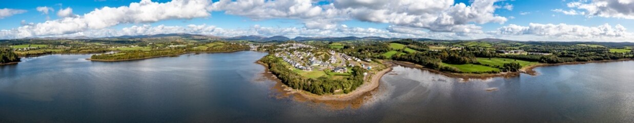 Aerial view of Donegal Town, County Donegal, Ireland