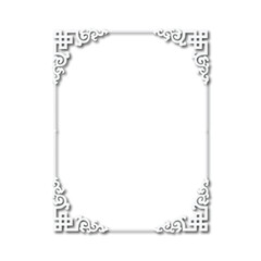 Frame, in the style of an ornament, Vector illustration eps 10, Art.	