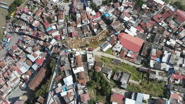 Aerial Drone View from Tarde de Muertos en Janitzio, Pátzcuaro Michoacán.