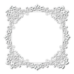 Frame, in the style of an ornament, Vector illustration eps 10, Art.	