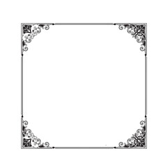 Frame, in the style of an ornament, Vector illustration eps 10, Art.	