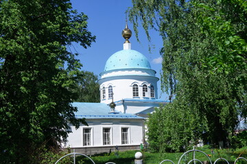 Church of the Intercession of the Most Holy Theotokos in the provincial town of Ggorodets in Russia