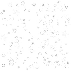Fototapeta premium Schnee Hintergrund Skizze Sterne Stern Star silber grau