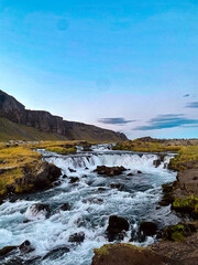 Waterfall in Iceland 
