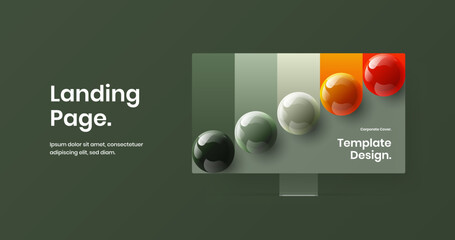 Original website screen vector design illustration. Premium desktop mockup web banner concept.