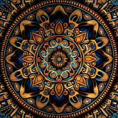 Intricate and beautiful medallion pattern