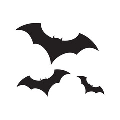 Bat icon vector illustration sign