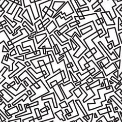 Abstract pattern. Different shapes like Tetris