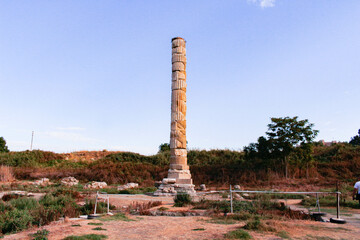 Ruins of Temple of Artemis at Ephesus.Selcuk One of 7 wonder of the ancien world. 