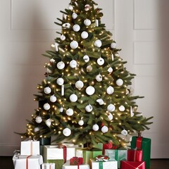 christmas tree with gifts