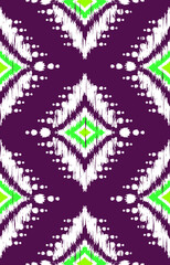 Ethnic abstract ikat pattern background. Geometric vintage texture art. traditional embroidery design.