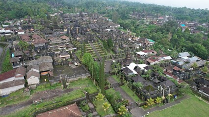 Fototapeta na wymiar Bali, Indonesia - November 14, 2022: The Besakih Great Temple