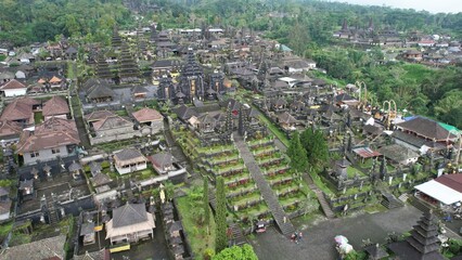 Bali, Indonesia - November 14, 2022: The Besakih Great Temple