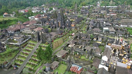 Bali, Indonesia - November 14, 2022: The Besakih Great Temple