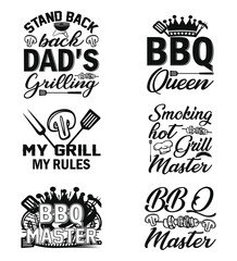 Fototapeta premium BEER BBQ GRILL DRINK T-SHIRT DESIGN. EPS SVG.