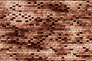 Vertical shot of Brick wall seamless textile pattern 3d illustrated