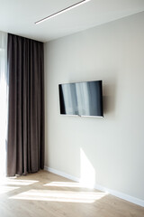 Small room with TV. The concept of interior, home and comfort
