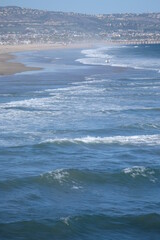 waves on the beach