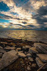 Obraz premium sunset on the beach Jekyll Island