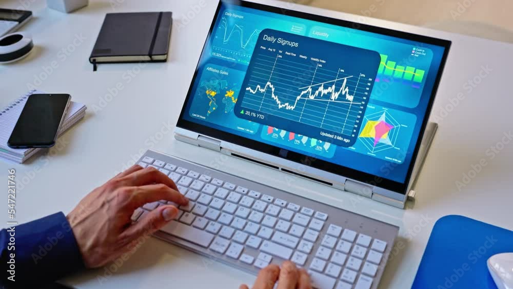 Aufkleber Data Analyst Using Data Analytics KPI