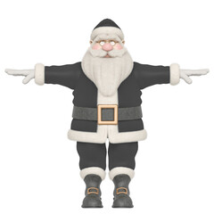 santa claus on t pose