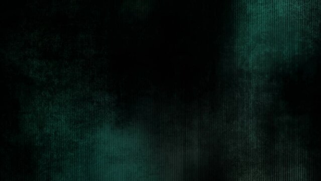 Green and black abstract grunge looping twenty second background