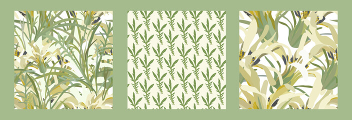 Floral seamless pattern. illustration design for paper and other use