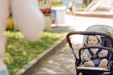 Family Enjoying Walk In Park