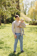 Family Enjoying Walk In Park