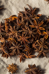 Raw Brown Organic Star Anise Spice