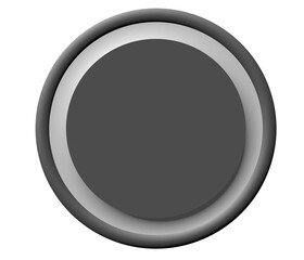black and white button