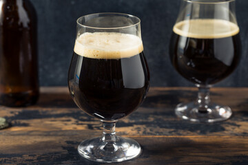 Boozy Cold Craft Porter Stout Beer