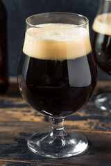 Boozy Cold Craft Porter Stout Beer