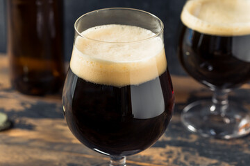 Boozy Cold Craft Porter Stout Beer