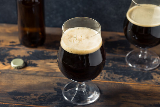 Boozy Cold Craft Porter Stout Beer