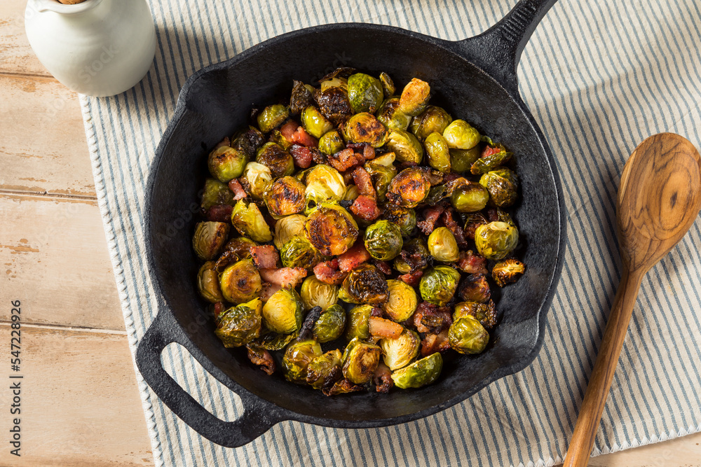 Poster homemade sauteed brussel sprouts