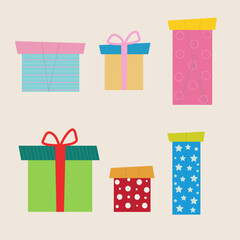set of gift boxes