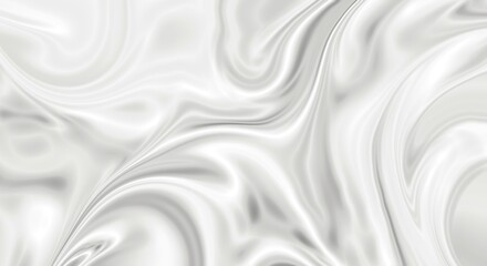 Obraz premium White minimal aesthetic wallpaper, copy space wave background 